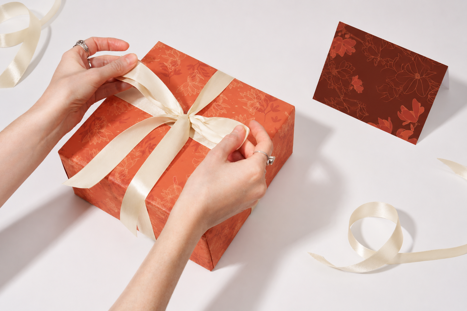 Gift Wrap with Personalized Card